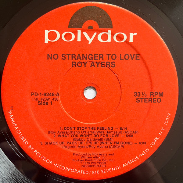 Roy Ayers - No Stranger To Love - LP 3