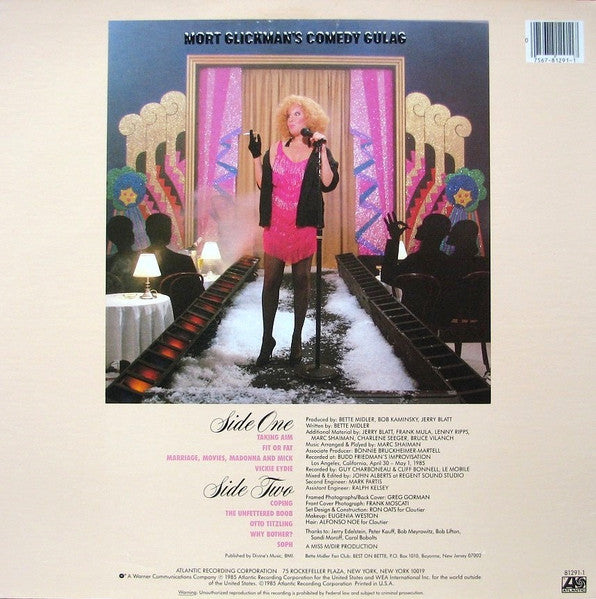 Bette Midler - Mud Will Be Flung Tonight! - LP 2