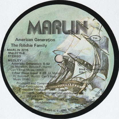 The Ritchie Family - American Generation - LP 4