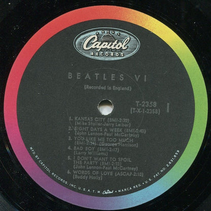 The Beatles - Beatles VI - LP 3