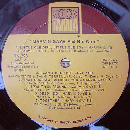 Marvin Gaye - Marvin Gaye And His Girls - LP 4