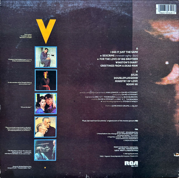 Eurythmics - 1984 (For The Love Of Big Brother) - LP 2