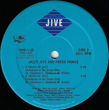 D.J. Jazzy Jeff And The Fresh Prince - A Touch Of Jazz - 12" 4
