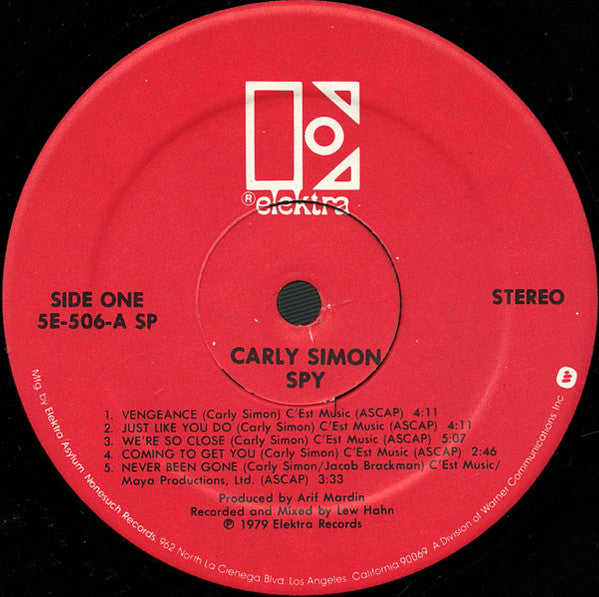 Carly Simon - Spy - LP 4
