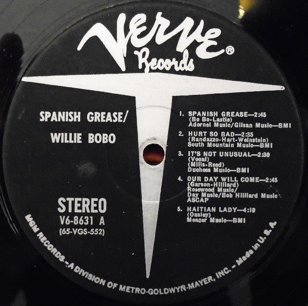 Willie Bobo - Spanish Grease - LP 3
