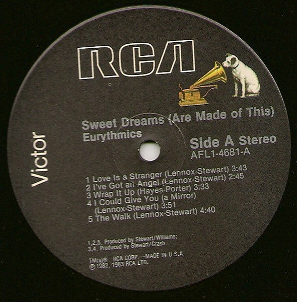 Eurythmics - Sweet Dreams (Are Made Of This) - LP 3