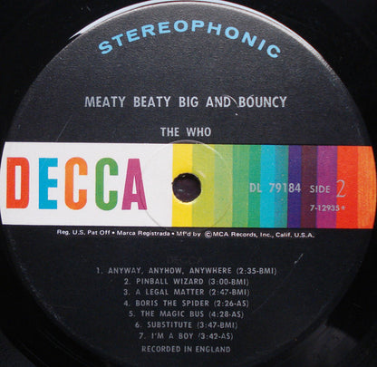 The Who - Meaty Beaty Big And Bouncy - LP 5