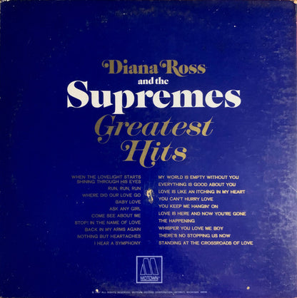 Diana Ross And The Supremes - Greatest Hits - LP 4