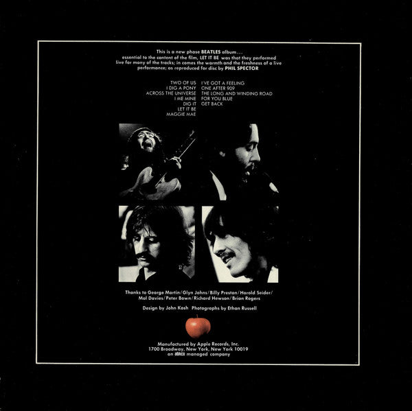 The Beatles - Let It Be - LP 4