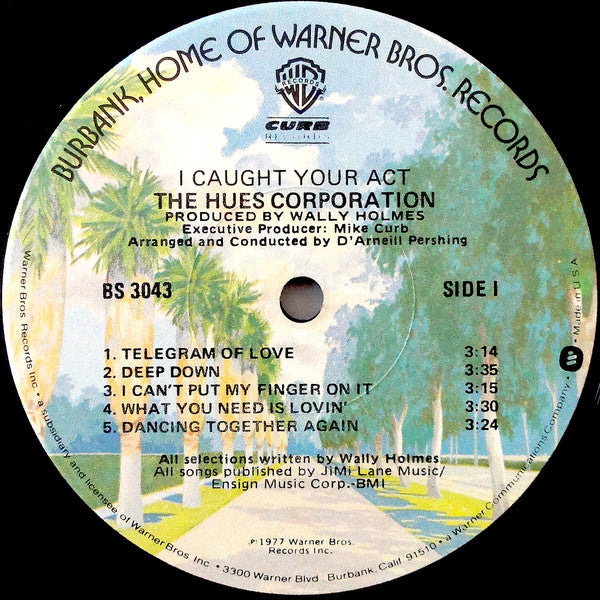 The Hues Corporation - I Caught Your Act - LP 3