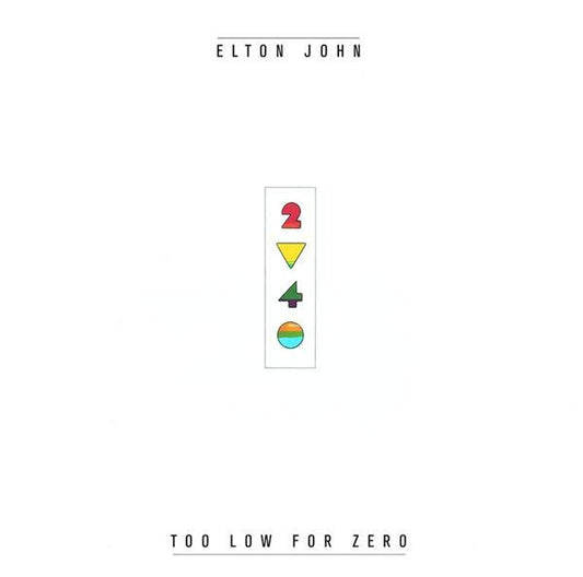 Elton John - Too Low For Zero - VINTAGE vinyl record for sale