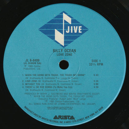 Billy Ocean - Love Zone - LP 3