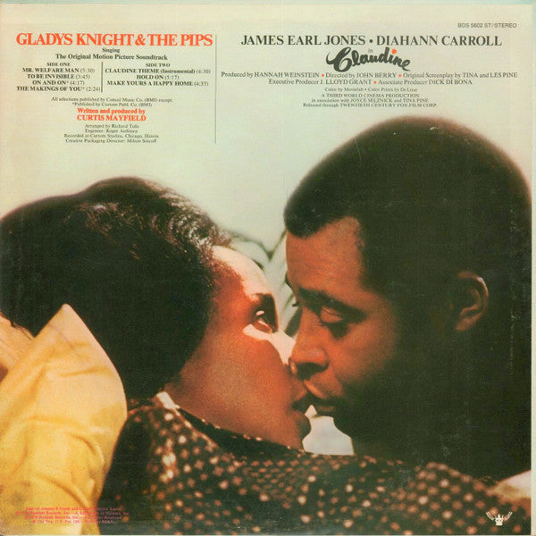 Gladys Knight & The Pips - Singing The Original Motion Picture Soundtrack / Claudine - LP 2