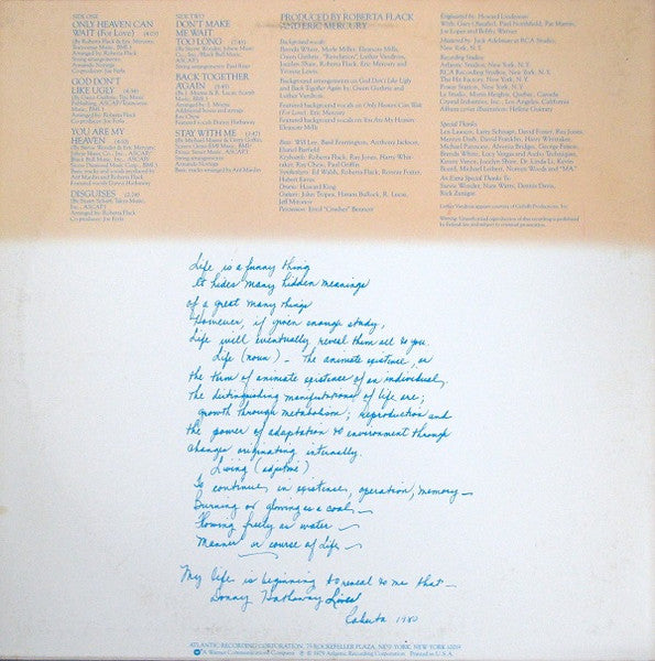 Roberta Flack Featuring Donny Hathaway - Roberta Flack Featuring Donny Hathaway - LP 2