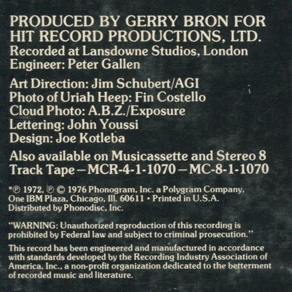 Uriah Heep - The Best Of Uriah Heep - LP 3