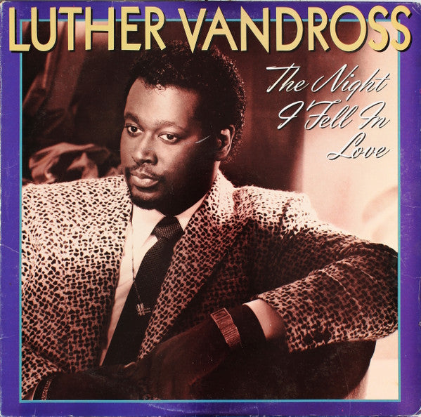 Luther Vandross - The Night I Fell In Love - VINTAGE vinyl record for sale