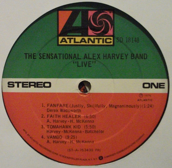 The Sensational Alex Harvey Band - Live - LP 3