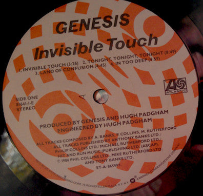 Genesis - Invisible Touch - LP 3