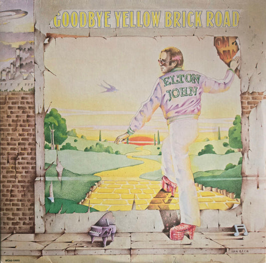Elton John - Goodbye Yellow Brick Road - VINTAGE vinyl record for sale