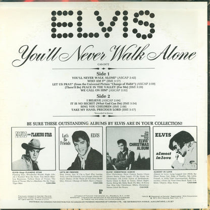 Elvis - You'll Never Walk Alone - LP 2