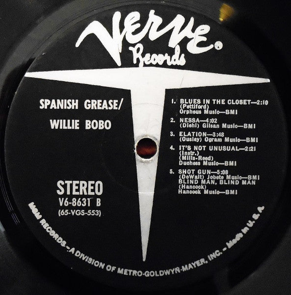 Willie Bobo - Spanish Grease - LP 4
