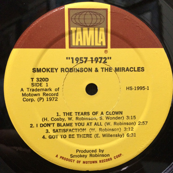 Smokey Robinson And The Miracles - 1957 1972 - LP 4