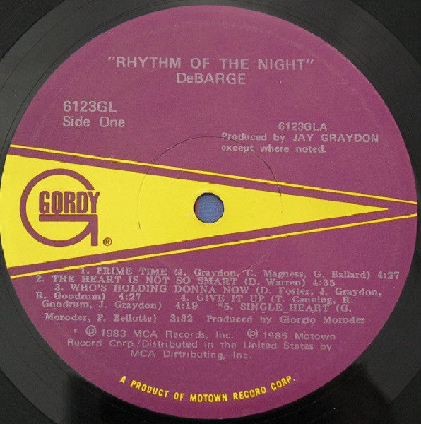 DeBarge - Rhythm Of The Night - LP 3