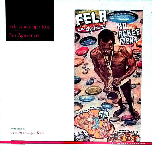 Fela Anikulapo Kuti - NO Agreement - VINTAGE vinyl record for sale