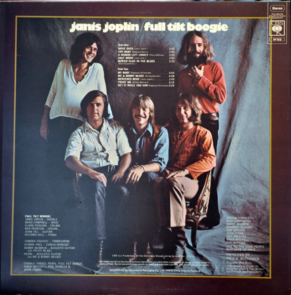 Janis Joplin - Pearl - LP 2