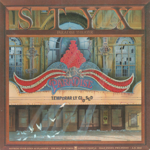 Styx - Paradise Theatre - LP 3