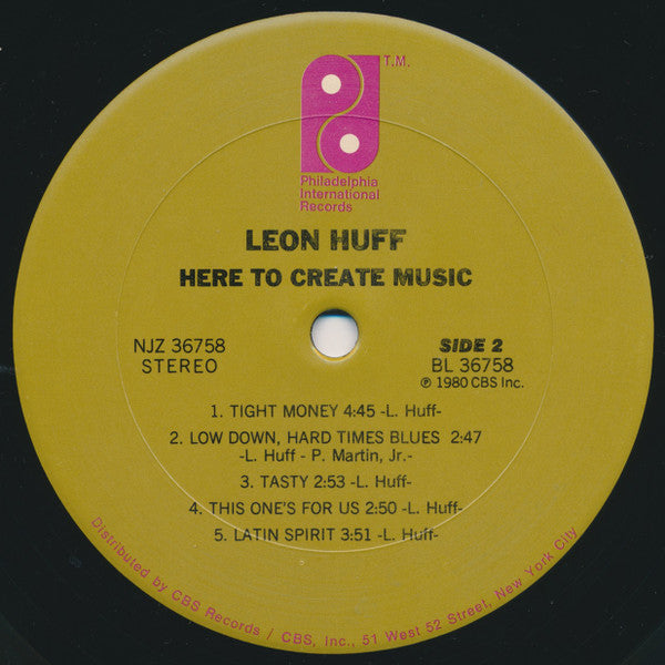 Leon Huff - Here To Create Music - LP 4