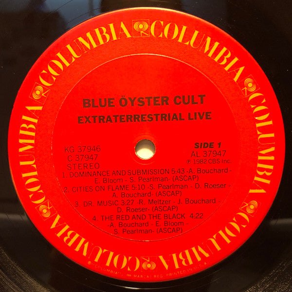 Blue Öyster Cult - Extraterrestrial Live - LP 4