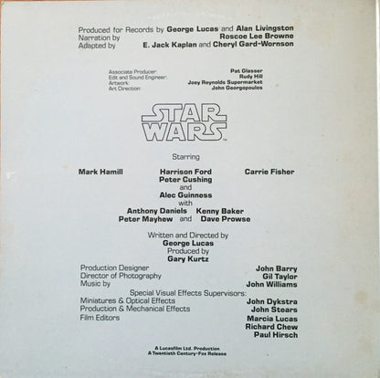Original Cast With Narration By Roscoe Lee Browne - The Story Of Star Wars - LP 2