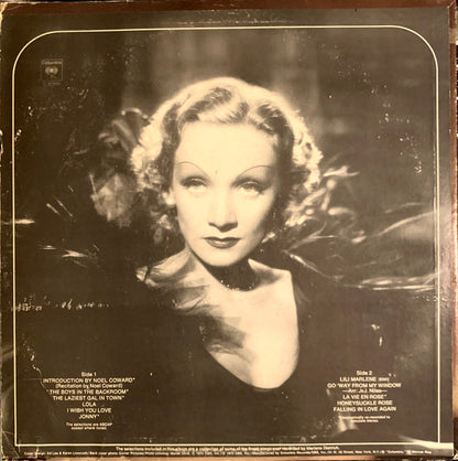 Marlene Dietrich - The Best Of Marlene Dietrich - LP 2