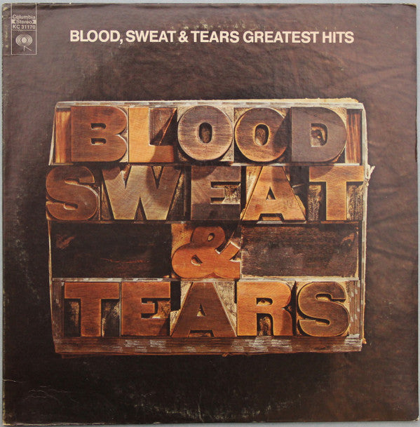 Blood Sweat and Tears - Greatest Hits - VINTAGE vinyl record for sale