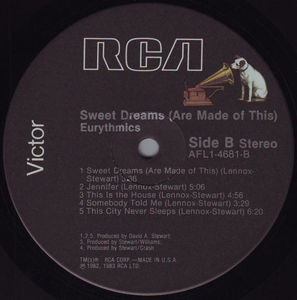Eurythmics - Sweet Dreams (Are Made Of This) - LP 4