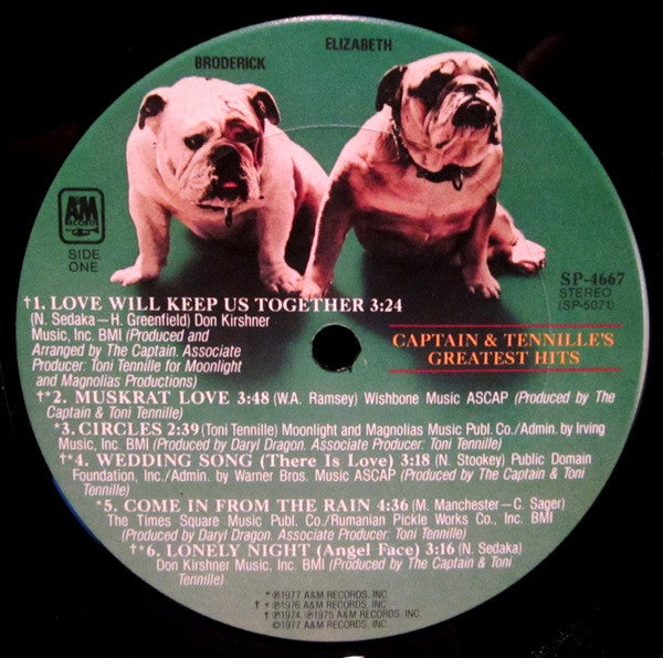 Captain & Tennille - Greatest Hits - LP 5