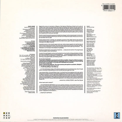 Grace Jones - Slave To The Rhythm - LP 2