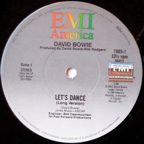 David Bowie - Let's Dance - 12" 3