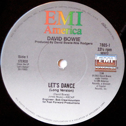 David Bowie - Let's Dance - 12" 3