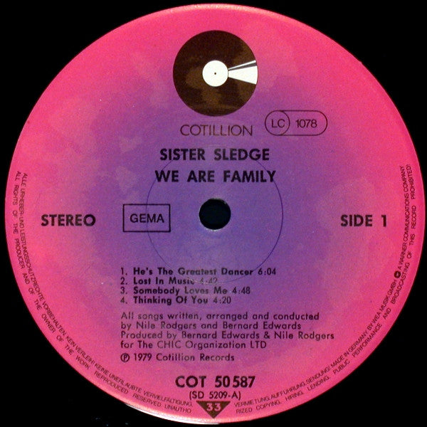 Sister Sledge - We Are Family - LP 3