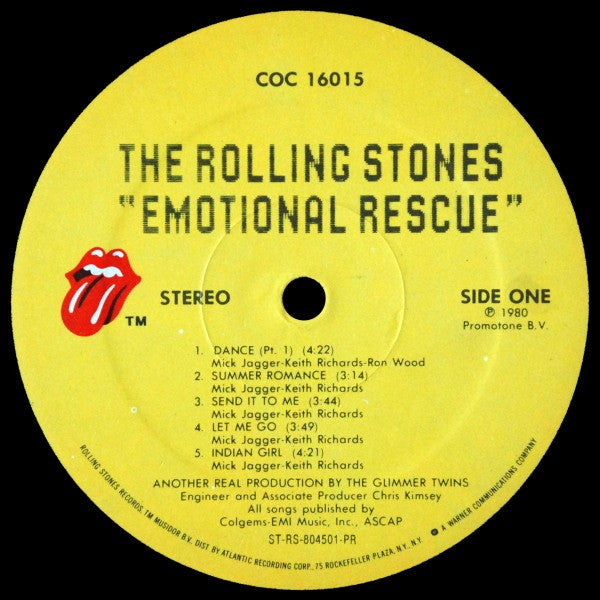The Rolling Stones - Emotional Rescue - LP 3