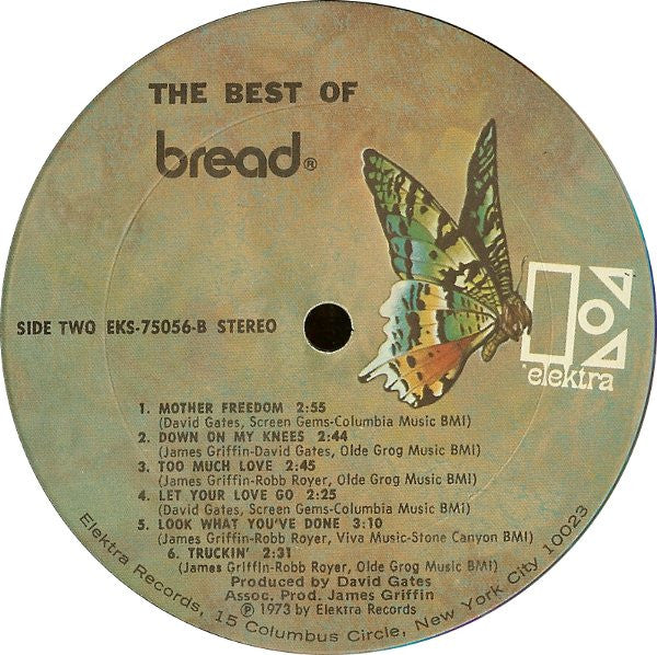 Bread - The Best Of Bread - LP 5