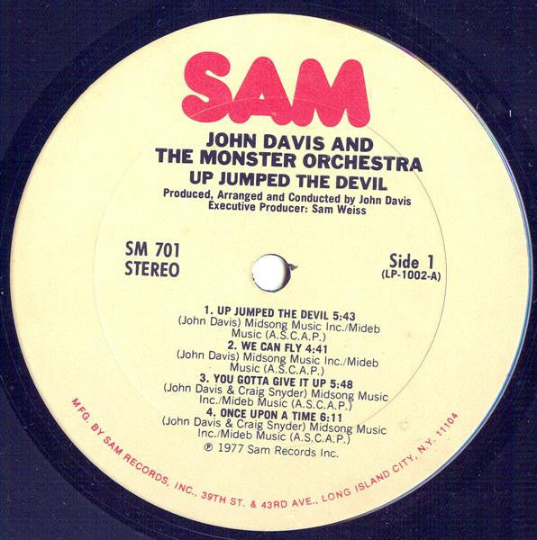 John Davis And The Monster Orchestra - Up Jumped The Devil - LP 3