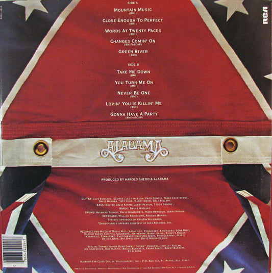 Alabama - Mountain Music - Vinyl, LP, Album, Stereo 2