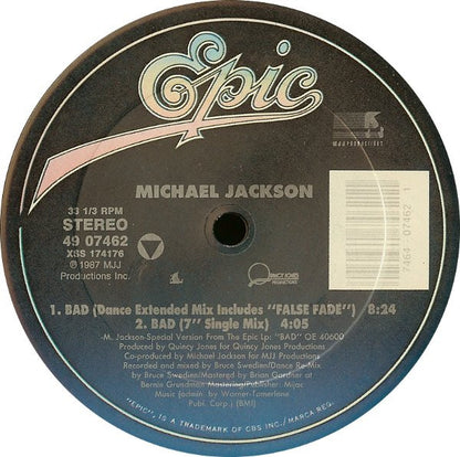 Michael Jackson - Bad - 12" 3