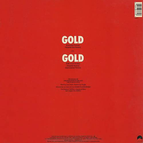 Grandmaster Flash And The Furious Five - Gold - 12" 3