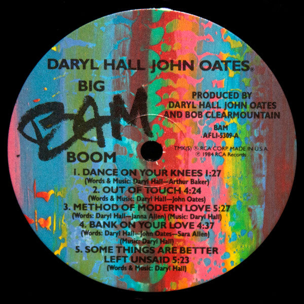 Daryl Hall John Oates - Big Bam Boom - LP 3