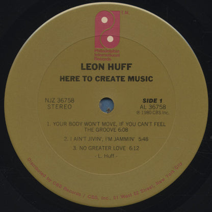 Leon Huff - Here To Create Music - LP 3