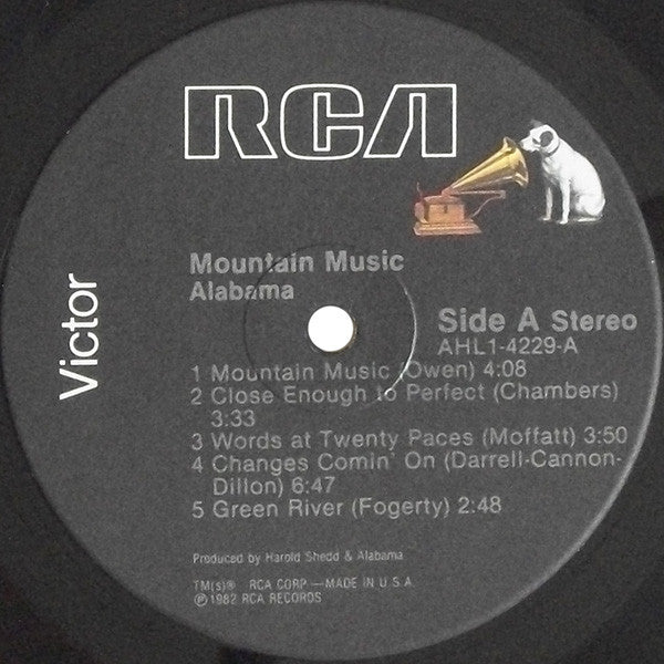Alabama - Mountain Music - Vinyl, LP, Album, Stereo 3